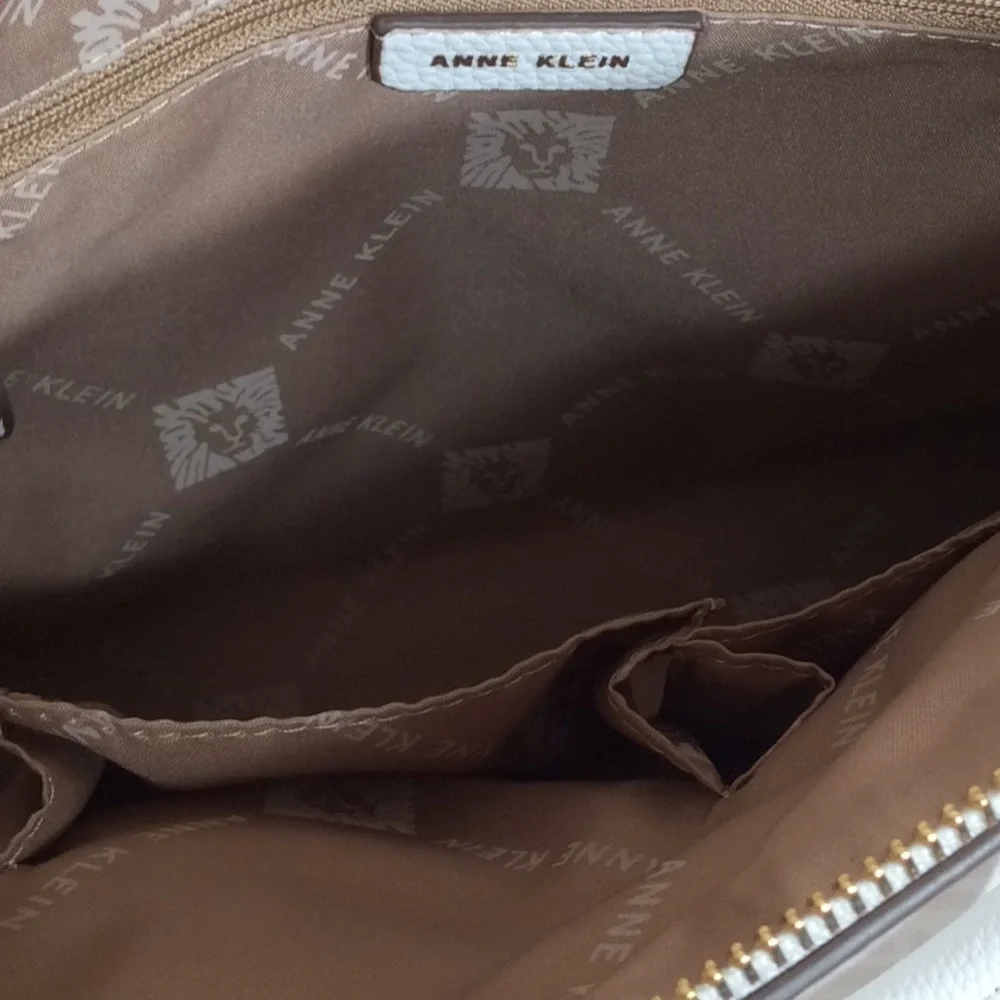 Anne Klein Dome Satchel Handbag Crossbody Purse